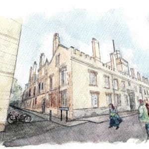 Lincoln College, Turl Street, Oxford City, UK