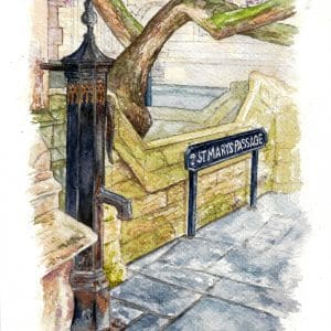 St Marys Passage, Oxford City, UK