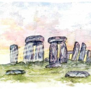 Stonehenge solstice, Salisbury, UK